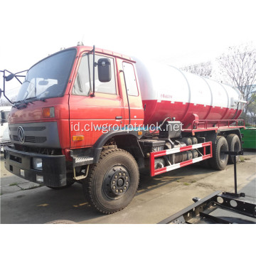 DFAC 6x4driven Truk tanker hisap limbah vakum kecil